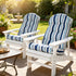 Enipate Weather Resistant Adirondack Chair Cushions High Back Rocking Chair Cushion Indoor Outdoor Patio Tufted Thicken