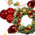 15 (5pcs Red+10pcs Pcs Artificial Apples, Fake Red Apples Fruits Simulation Realistic Fake Apple Prop Decorative Dining