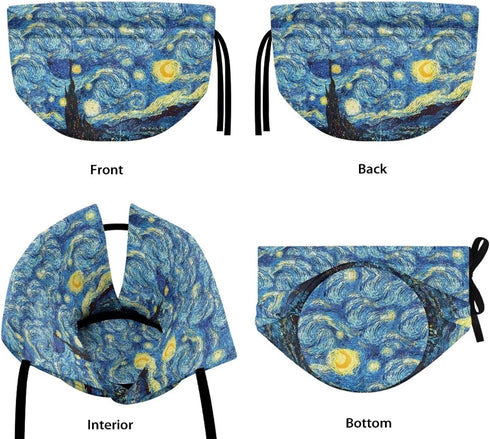 Teapots Dust Cover Insulated Van Gogh Starry Night Print Tea Cozy for Teapot, Breakfast Insulation Lid Warmer