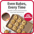 GoodCook BestBake Nonstick Textured Carbon Steel Medium Cookie Sheet, 10" x 15", Bronze by GoodCook