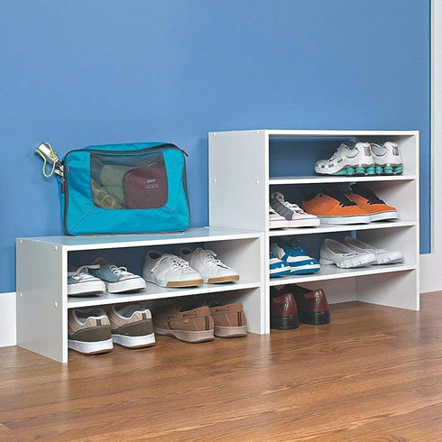 ClosetMaid #8993 24in. Stackable Wide Horizontal Organizer, White