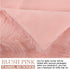 36 inch Summer yuboo Small Blush Pink Table Runner Short, Spring Fluffy Nightstand Dresser Runners Scarf for Bedroom