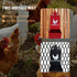 POIET Chicken Oyster Shell Feeder and Grit Feeder Metal Chicken Feeder Chicken coop Accessories Automatic Chicken