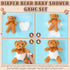 Seenelling 8 Sets Bear Blindfolded Diaper Changing Baby Shower Games Boys Girls Baby Dolls Diapers for Bridal Shower