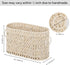 GRANNY SAYS Toilet Paper Storage, Bathroom Organizer for 6 Mage Rolls, Wicker Storage Basket Free Standing, Toilet