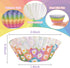 600pcs Rainbow Mini Cupcake Paper Liners, Colorful Baking Cups for Baby Showers, Birthday, and Wedding Supplies