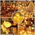 WFGGEH 10ft 20 Globe String Lights, LED USB Powered Globe Crystal Ball Fairy String Lights Warm White for Birthday