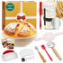 Complete Sourdough Starter Kit, 9 Inch Bread Proofing Basket, 24 Oz Sourdough