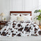 Cozy Bliss Cow Print Throw Blanket for Bed - Fuzzy Thick Soft
