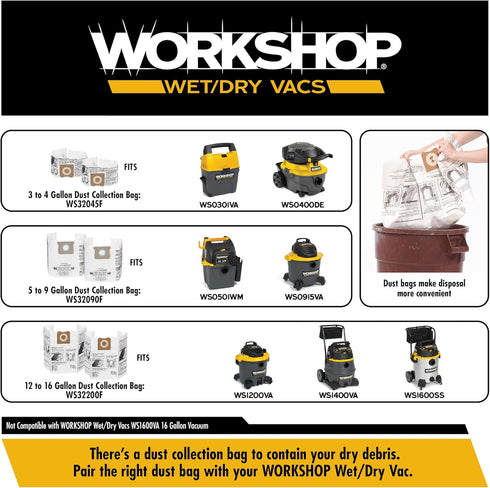 WS25030A Nozzle 1-1/4-inch 2-1/2-inch WORKSHOP Wet/Dry Vacs Shop Vacuum Accessories Carpet and Hard Floor Vac