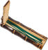 Bamboo Incense Holder, Handmade Stick Incense Burner Craft Storage Box, Wood Ash Catcher for Meditation Gifts