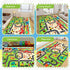 Mfmiudole 59"39.4" Kids Rug Play Mat for Toy Cars, Construction Site Road Traffic for Playroom Kids City Engineering