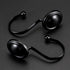 CHICTIE Black Shower Curtain Hooks Rings, Set of 12 Decorative Rust Resistant Metal Shower Hangers for Bathroom