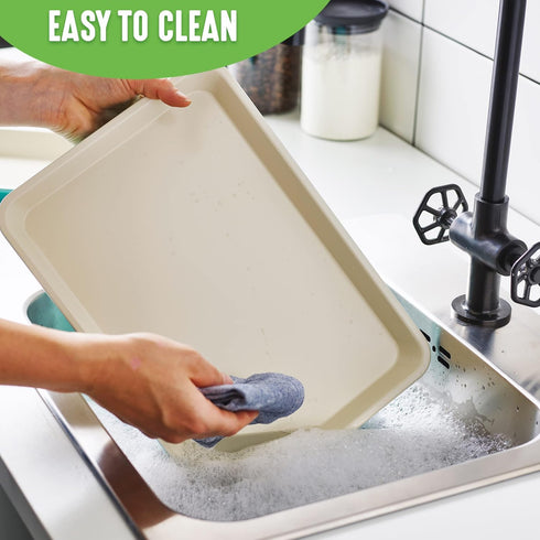 GreenLife 18.5" x 13.5" Healthy Ceramic Nonstick Half Cookie Sheet Baking Pan, PFAS-Free, Turquoise
