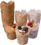 200Pcs Tulip Cupcake Liners for Baking Cups with Three Fancy Designs, Premium Cupcake Wrappers for Weddings and Parties