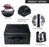 CD Case - 400 Capacity DVD Wallets, Protective CD Storage Organizer Holder Album Box Binder (Black Leather)