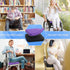 TushGuard Gel Seat Cushion for Long Sitting, Enlarged & Thickened Office Chair Cushion, Breathable Cooling for