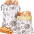 Yolysudo Reusable Vintage Floral Beeswax Bread Bag for Sourdough, 2 Pack Large Beeswax