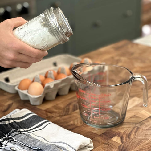 Jarware Stainless Steel Spice Shaker, Wide Mouth Mason Jar Spice Lid
