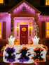 26ft C7 50 SUNSGNE Orange String Lights Outdoor, Halloween Outdoor Light with LED Orange Lights for Halloween Yard