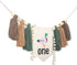 RSOLIET 1st Lucky Duck Tassel High Chair Banner - Mallard Duck & Duckling Birthday Party Decorations