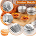 200 Pieces 2.6 Inch Round Pie Tart Small Tin Foil Pans - Disposable Aluminum Mini Pie Pans for Baking