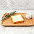 2PCS 4.33 Inches Countertops Fake White Toast Slices Realistic Artificial Bread Decor for Kitchen Bakery Display Food