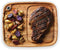 Ironwood Gourmet Fort Worth Steak Plate, Acacia Wood, 13 x 11 x 0.75 inches, Brown