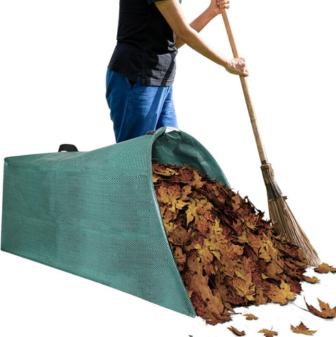 Leaf collector leaf scoop,Foldable yard waste bag,Extra large lawn bags leaf bags,Heavy