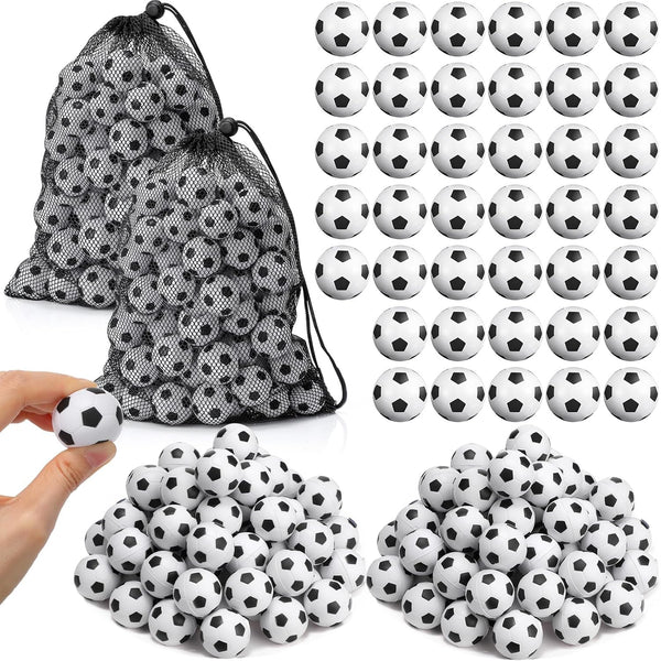 Sotiff 144 Pcs Mini Soccer Balls Bulk 1.18 Inch Sports Foam Stress