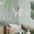 Butterfly Corner Shelf Nursery Wall Deor Floating Corner Shelf for Kids Room, Small Cute Decorative Shelf Wall Mounted