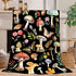 Knerova Mushroom Blanket - Ultra Soft Mushroom Throw Blanket, Super Fuzzy Plush Cozy