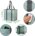 VENO 4 Pack 4 Pack) Reusable Grocery Bags, Heavy-Duty Shopping Bags with Handles, Bags for Shopping Cart with Hard