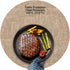Set 6 Set 6) Myir JUN Round Placemats Dual Sided, Faux Leather Place Mats of Indoor Placemat for Dining Table Outdoor