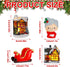 29 Set Woanger Pieces Christmas Village LED Lighted Houses for Christmas Village Xmas Scene Figurines Decoration