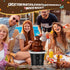 ZEVELOO MINI Chocolate Fountain Machine Small Electric Chocolate Fondue Fountain Machine for Party for Candy Butter