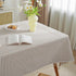 55 86 Inch) meioro Tablecloth Striped Fringe Table Cloth Rectangular Tablecloths Cotton Blend Table Cover for Dining