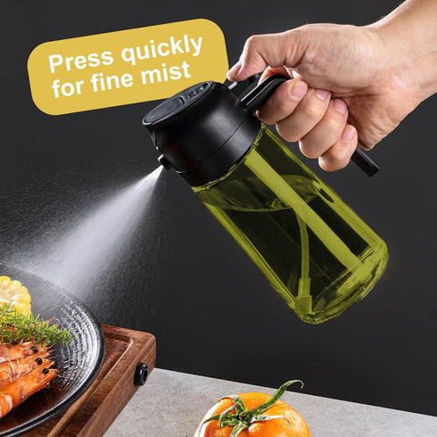 16oz/470ml 2 1 CXINYI - Olive Oil Dispenser for Kitchen with Stickers - in Olive Oil Sprayer for Cooking, Air Fryer