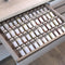 Spice Drawer Organizer, 4 Tier Clear Acrylic Expandable from 13" to 26", Kitchen Drawer Spice Rack Tray