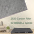 Replacement 400 Filter for Bissell Air400-2521, Includes 2520 Active Carbon Filter and 1 Carbon Filter, Part 2521, 2520