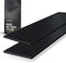 Esatto 12" x 6" Professional Service Mat, Black – Durable Service Bar Mat for Spills, Glass Drying Mat (2 Piece)
