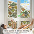 DKTIE Static Cling Decorative Window Film, Non Adhesive Privacy Film for Bathroom Shower Door, 17.7 x 78.7 Inch