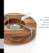 AdHoc Tuto Decorative Teapot and Food Warmer - Portable Warmer for Food & Drinks - Wood Warming Plate with Stainless