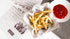 Fox Run Newsprint French Fry Wax Paper Liners, 24-Count