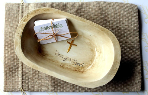 Fight Club Prayer Bowl with Prayer Cards, Blessing Bowls for Christian Gifts, 1 Set