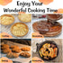 P&P CHEF Baking Cooling Rack Set - 4-Piece Stainless Steel Wire Racks for Oven Use, Healthy & Dishwasher Safe