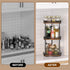 3-Tier Counter Countertop Across-Star Lazy-Susan-Organizer-Spice-Rack, Rotating Spice Organizer For Cabinet Pantry
