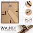8x10 5x7, Venusmiles Picture Frame, Natural Solid USA-Sourced Walnut Wood Photo Frames with HD Tempered Glass