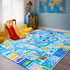 4x6 Kids Play Rug, Ultra-Soft Educational Animal & Season Shape Carpet, Non-Slip Washable Floor Mat for Nursery Bedroom