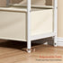 MISSLO Nursery Side Table for Living Room with Storage Basket Small End Tables for Small Spaces Kids Nightstand